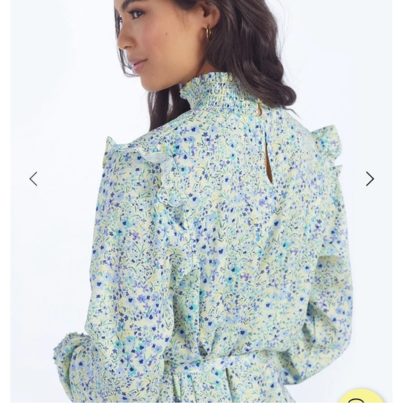 NWT SummerSalt - The All Dressed Up Mock Neck Dress w/ tie belt - M - Picture 4 of 16